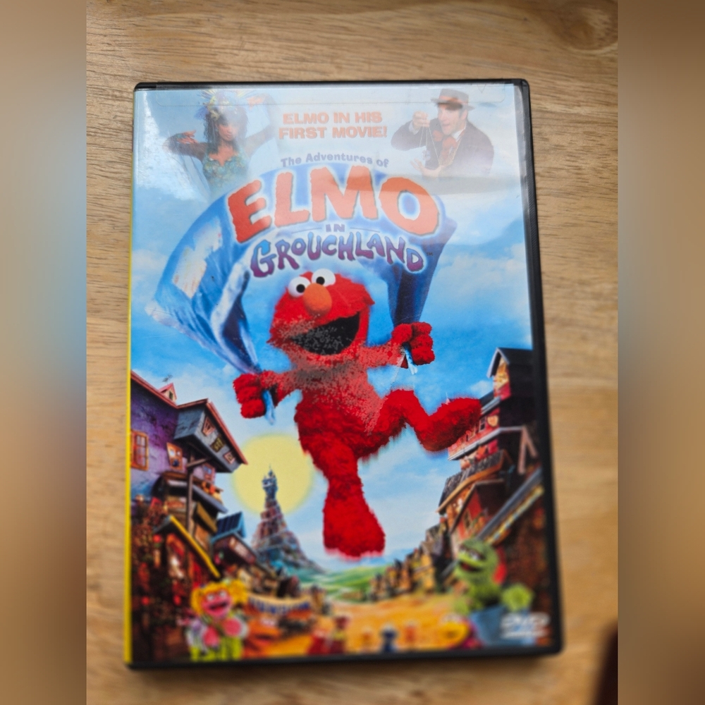 The Adventures of Elmo in Grouchland (DVD, 1999) Pre-owned and Tested